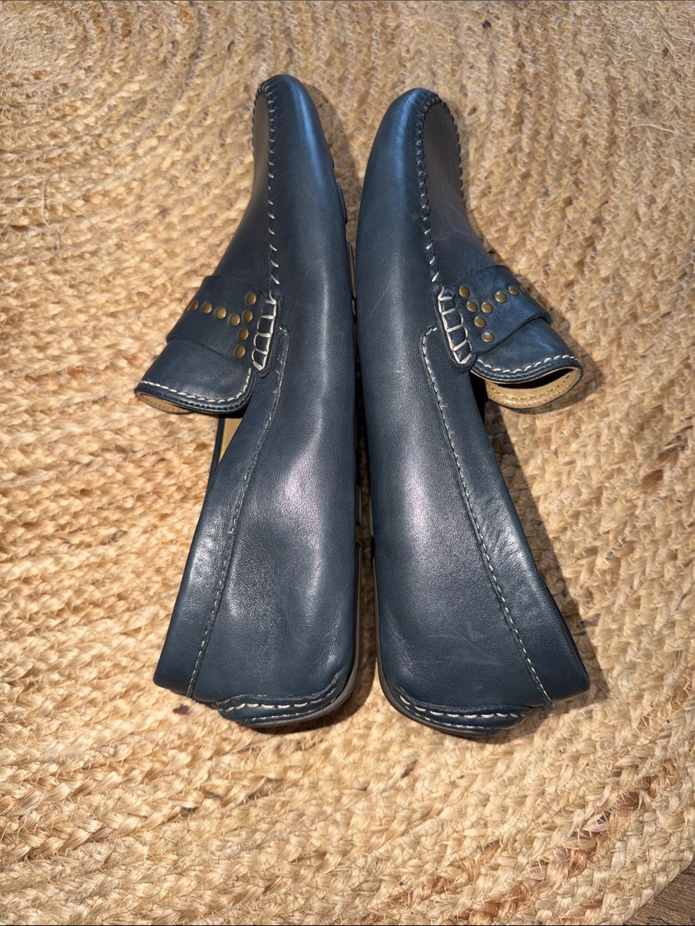 Robert Zur Men's Navy Blue Loafers size 12M - Picture 2 of 7